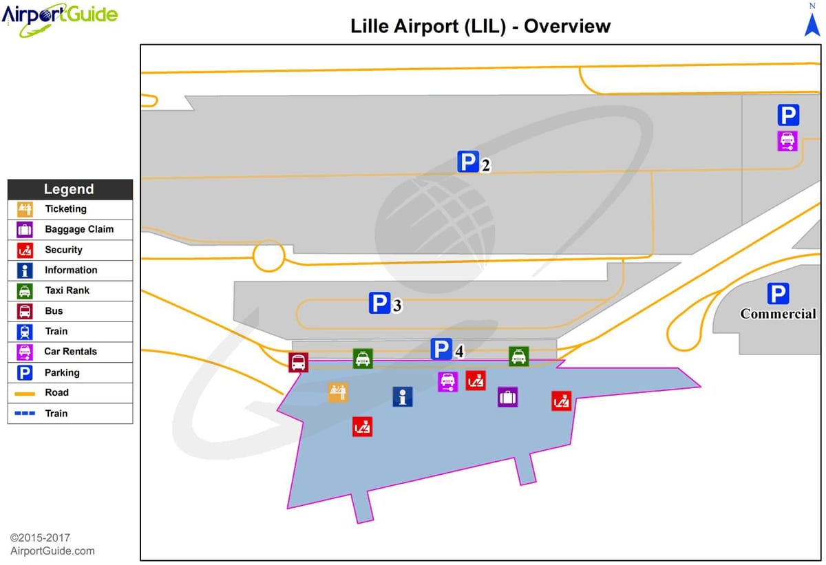 지도 릴 공항